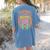 Teacher Teachers Love Brains Halloween Men Women Women's Comfort Colors T-Shirt Back Print Blue Jean
