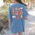 Teacher Thanksgiving Shirt Women One Thankful Teacher Fall Women's Comfort Colors T-Shirt Back Print Blue Jean