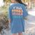 Teacher Y'All Gonna Learn Today First Day Of School Teachers Women's Comfort Colors T-Shirt Back Print Blue Jean