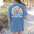 Teacher Of The Year Best Teacher Ever Men Women Women's Comfort Colors T-Shirt Back Print Blue Jean