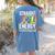 Teacher's Assistant Straight Outta Energy Teaching Tie Dye For Men Women Women's Comfort Colors T-Shirt Back Print Blue Jean
