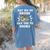 Teachers Red Ribbon Week Say No To Drugs Say Yes To Books Women's Comfort Colors T-Shirt Back Print Blue Jean