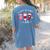 Teachers Valentine Day I Love My Class A Latte Coffee Women Women's Comfort Colors T-Shirt Back Print Blue Jean