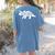 Teachersaurus Like A Normal Teacher Awesome Dinosaur Teacher Men Women Girls Kids Women's Comfort Colors T-Shirt Back Print Blue Jean
