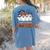 Team 5th Grade Boo Crew Halloween Teacher Student Costume Women's Comfort Colors T-Shirt Back Print Blue Jean