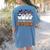 Team Preschool Boo Crew Halloween Teacher Student Costume Women's Comfort Colors T-Shirt Back Print Blue Jean