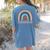 Technology Teacher Rainbow Appreciation Day Back To School For Men Women Women's Comfort Colors T-Shirt Back Print Blue Jean Technology Teacher Rainbow Appreciation Day Back To School For Men Women Women's Comfort Colors T-Shirt Back Print Blue Jean