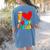 Teens Graduation I Heart My Teachers I Love My Teachers Women's Comfort Colors T-Shirt Back Print Blue Jean