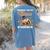 Thankful For My Dance Students Thanksgiving Turkey Teacher For Men Women Girls Kids Women's Comfort Colors T-Shirt Back Print Blue Jean