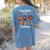 Thankful For My Prek Turkeys In Masks Thanksgiving Teacher For Men Women Women's Comfort Colors T-Shirt Back Print Blue Jean
