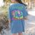 Tie Dye Teaching Social Studies Is My Jam Sunglasses Teacher Women's Comfort Colors T-Shirt Back Print Blue Jean Tie Dye Teaching Social Studies Is My Jam Sunglasses Teacher Women's Comfort Colors T-Shirt Back Print Blue Jean