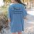 The Tired Teachers Department Teacher Appreciation Day Women's Comfort Colors T-Shirt Back Print Blue Jean