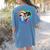 TK Teacher Transitional Kindergarten Heart Back To School Women's Comfort Colors T-Shirt Back Print Blue Jean