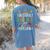 Toddler Negotiator Preschool Teacher Humor Babysitters Women's Comfort Colors T-Shirt Back Print Blue Jean