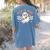 Trick Or Teach Groovy Retro Ghost Halloween Teacher Kids Women's Comfort Colors T-Shirt Back Print Blue Jean Trick Or Teach Groovy Retro Ghost Halloween Teacher Kids Women's Comfort Colors T-Shirt Back Print Blue Jean