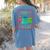 Trick Or Teach Neon Ghost Flower Teacher Spooky Halloween Women's Comfort Colors T-Shirt Back Print Blue Jean Trick Or Teach Neon Ghost Flower Teacher Spooky Halloween Women's Comfort Colors T-Shirt Back Print Blue Jean