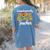 Unapologetic Dope Teacher African American Melanin Women's Comfort Colors T-Shirt Back Print Blue Jean