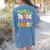 Will Trade Students For Candy Teacher Cute Halloween Costume Women's Comfort Colors T-Shirt Back Print Blue Jean