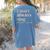 Women I Don't Always Sing Oh Wait Yes I Do Music Teacher Women's Comfort Colors T-Shirt Back Print Blue Jean