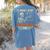 I Won't Stop Haunting Me Skeleton 6 7 Meme Teachers Women's Comfort Colors T-Shirt Back Print Blue Jean
