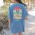 Worlds Best Boston Terrier Aunt Women's Comfort Colors T-Shirt Back Print Blue Jean