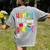 100th Day Of School Teachers Kids Girls Child Happy 100 Days Women's Comfort Colors T-Shirt Back Print Grey 100th Day Of School Teachers Kids Girls Child Happy 100 Days Women's Comfort Colors T-Shirt Back Print Grey