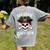 3rd Grade Pirate Crew Halloween Costume Student Teacher Women's Comfort Colors T-Shirt Back Print Grey