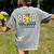 ABCD Highway To Spell Pencil Teacher & Student Font Me Women's Comfort Colors T-Shirt Back Print Grey