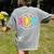 ABCD Kindergarten Rocks Back To School Teachers Students Women's Comfort Colors T-Shirt Back Print Grey ABCD Kindergarten Rocks Back To School Teachers Students Women's Comfort Colors T-Shirt Back Print Grey