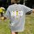 ABCD The Teacher Tour Last Day Of School Rockin' Teacher Women's Comfort Colors T-Shirt Back Print Grey