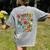 ABCs Learning Kindergarten Teacher Christmas Lights Alphabet For Men Women Kids Women's Comfort Colors T-Shirt Back Print Grey