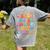 Alphabet A-Z ABC Kids Back To School Pre K Teachers Women's Comfort Colors T-Shirt Back Print Grey Alphabet A-Z ABC Kids Back To School Pre K Teachers Women's Comfort Colors T-Shirt Back Print Grey