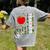 American Flag Camouflage Teacher Patriotic 4th Of July Women's Comfort Colors T-Shirt Back Print Grey