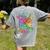 Apple Retro Play Is Learning Kindergarten Teacher Daycare Women's Comfort Colors T-Shirt Back Print Grey