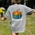 Art Teacher Pumpkin Halloween Night Men Women Women's Comfort Colors T-Shirt Back Print Grey