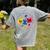 Autism Awareness Shirt Periodic Puzzle Science Teacher Men Women Kids Women's Comfort Colors T-Shirt Back Print Grey Autism Awareness Shirt Periodic Puzzle Science Teacher Men Women Kids Women's Comfort Colors T-Shirt Back Print Grey