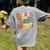 Back To School Hooray It's Art Day Art Teacher Artist Women's Comfort Colors T-Shirt Back Print Grey