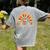 Back To School Kindergarten Dream Team Teacher Love Floral Women's Comfort Colors T-Shirt Back Print Grey Back To School Kindergarten Dream Team Teacher Love Floral Women's Comfort Colors T-Shirt Back Print Grey
