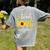 Back To School Teach Love And Inspire Teacher Sunflower Women's Comfort Colors T-Shirt Back Print Grey Back To School Teach Love And Inspire Teacher Sunflower Women's Comfort Colors T-Shirt Back Print Grey