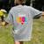 Back To School Teachers Crew Students Team ESOL Teacher Women's Comfort Colors T-Shirt Back Print Grey