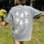 Ballet Ghost Dancer Spooky Dance Teacher Halloween Costume Women's Comfort Colors T-Shirt Back Print Grey Ballet Ghost Dancer Spooky Dance Teacher Halloween Costume Women's Comfort Colors T-Shirt Back Print Grey
