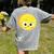 The Big Cheese Good Egg Teacher Halloween Costume Food Group Women's Comfort Colors T-Shirt Back Print Grey The Big Cheese Good Egg Teacher Halloween Costume Food Group Women's Comfort Colors T-Shirt Back Print Grey