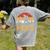 Bigfoot Sasquatch Prost Retro Bavarian Oktoberfest Men Women Women's Comfort Colors T-Shirt Back Print Grey