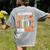 All Booked For Fall Book Pumpkin Autumn Thanksgiving Teacher Women's Comfort Colors T-Shirt Back Print Grey