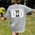 Boston Terrier Dad Of A Bostie Dad Bostie Father Women's Comfort Colors T-Shirt Back Print Grey