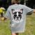 Boston Terrier Dad Father’s Day Dog Dad Men’s Women's Comfort Colors T-Shirt Back Print Grey