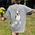 Boston Terrier Dog Motif Pet Art Boston Terrier For Men Women Kids Women's Comfort Colors T-Shirt Back Print Grey