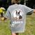 Boston Terrier Dog Women's Comfort Colors T-Shirt Back Print Grey