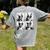 Boston Terrier Dogs With Sunglasses Photo Pets Meme Women's Comfort Colors T-Shirt Back Print Grey
