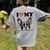 Boston Terrier I Heart My Dog Dog Lover Women's Comfort Colors T-Shirt Back Print Grey